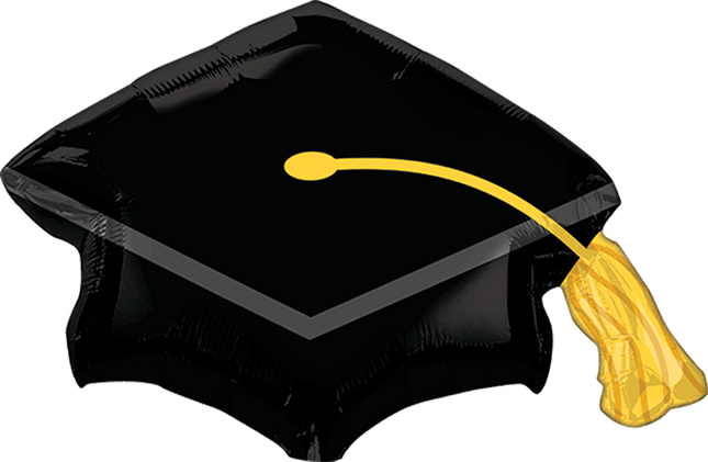 Supershape Black Grad Cap