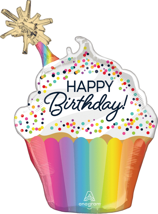 28" Confetti Sprinkle Birthday Supershape