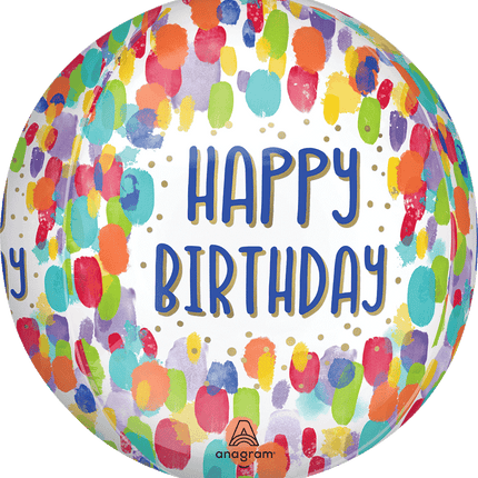 Painterly Dots Birthday Orbz