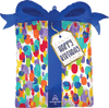 Supershape Satin Painterly Dots Birthday