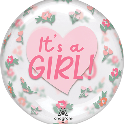 Crystal Clear It's a Girl Floral