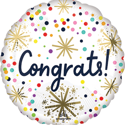 "17" Confetti Sprinkle Congrats