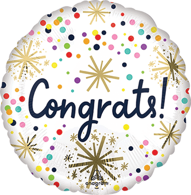 "17" Confetti Sprinkle Congrats