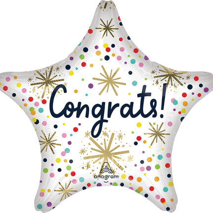 "28" Confetti Sprinkle Congrats