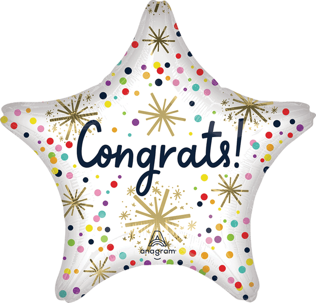 "28" Confetti Sprinkle Congrats