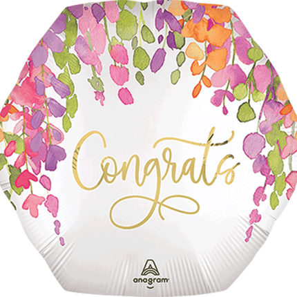 Supershape Romantic Floral Congrats