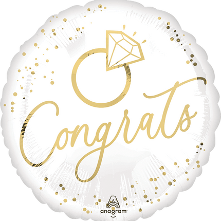 18" White Gold Wedding