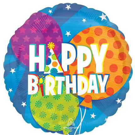 17" Standard Happy Birthday Balloons