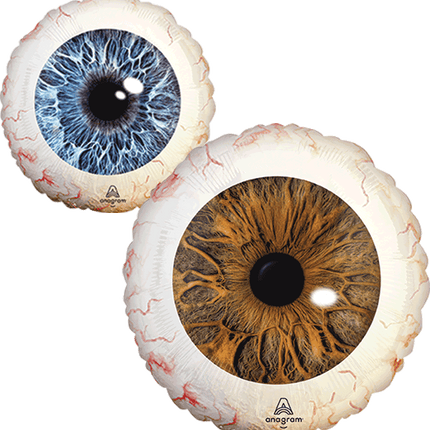 17" Creepy Brown &amp; Blue Eyeballs