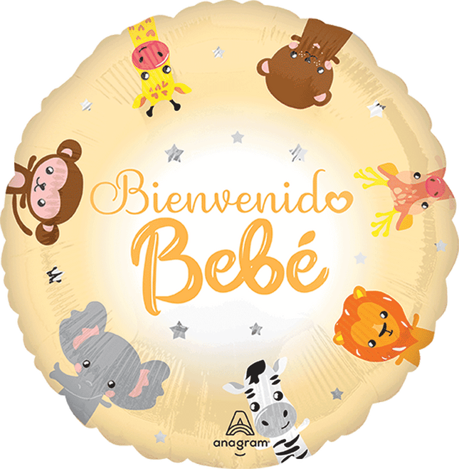 17" Welcome Baby Animals