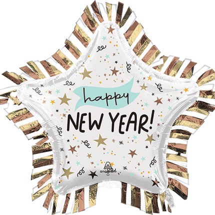 Supershape Noon Year Star Fringe Border