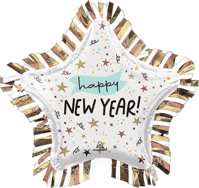 Supershape Noon Year Star Fringe Border