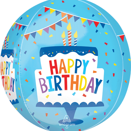 Orbz Happy Birthday Tiered Cake