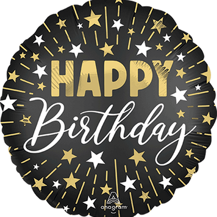 17" Black Silver Gold Hbd