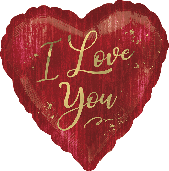 28" I Love You Rouge