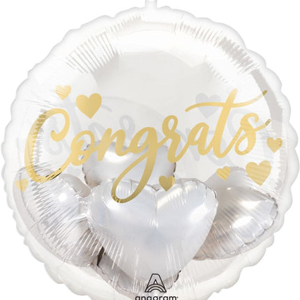 Insiders Congrats with Hearts Balloon