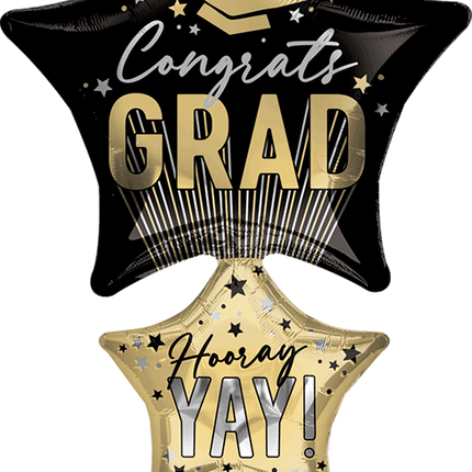 Supershape Stripes On Stripes Grad Stars