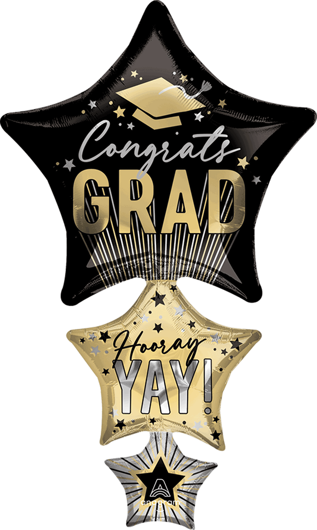 Supershape Stripes On Stripes Grad Stars