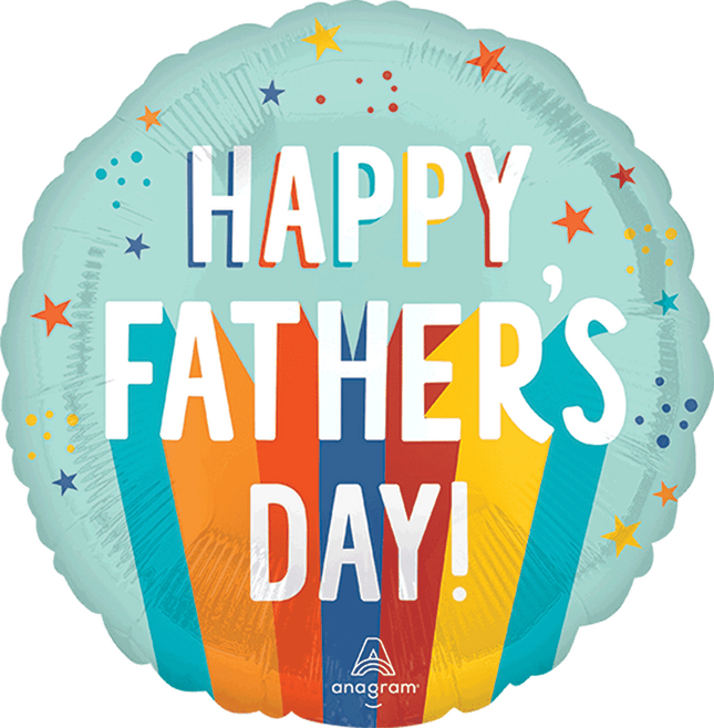 18" Father'S Day Playful Stripes