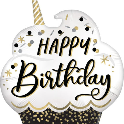 SuperShape Satin Happy Birthday Wishes Balloon