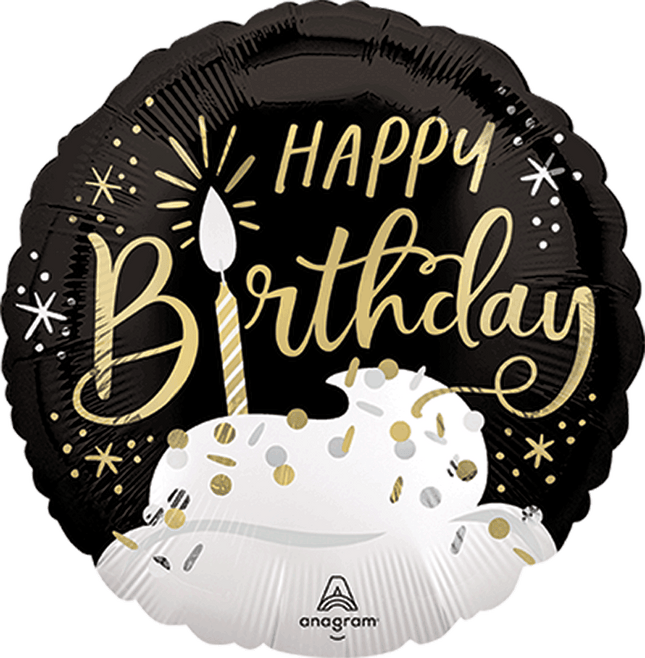 17" Satin Satin BGS Birthday Wishes