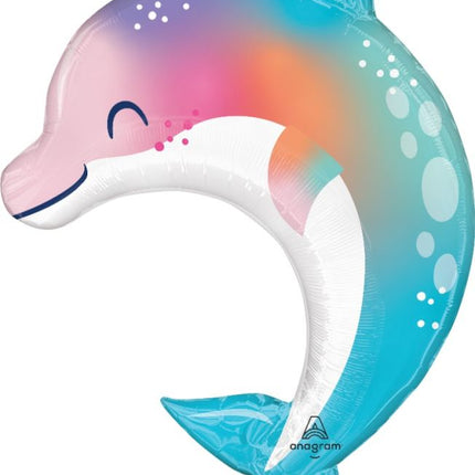 SuperShape Under the Sea Dolphin Balloon