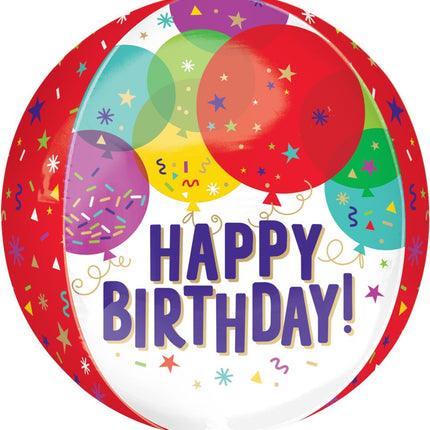 Orbz Happy Birthday Balloons