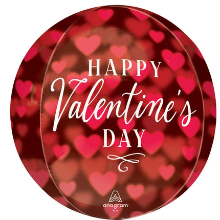 Orbz Romantic Glow Hearts Balloon