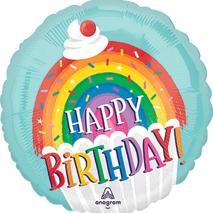 18" Rainbow Sprinkles Birthday