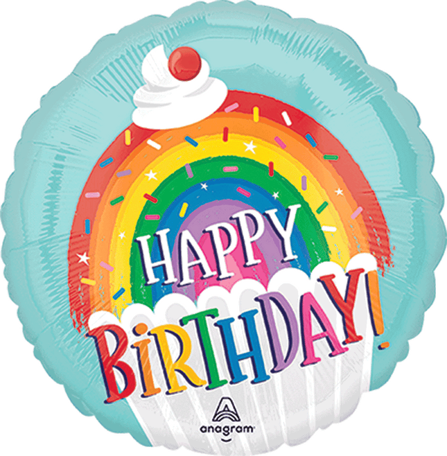 18" Rainbow Sprinkles Birthday