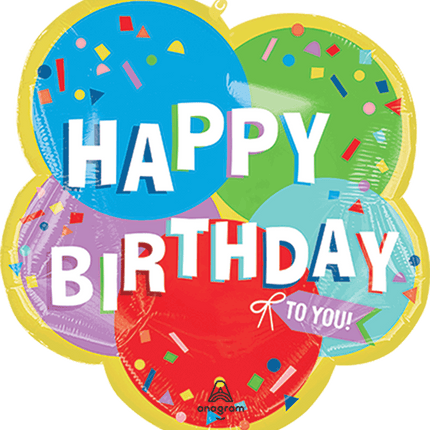 Supershape Sunny Balloons Birthday