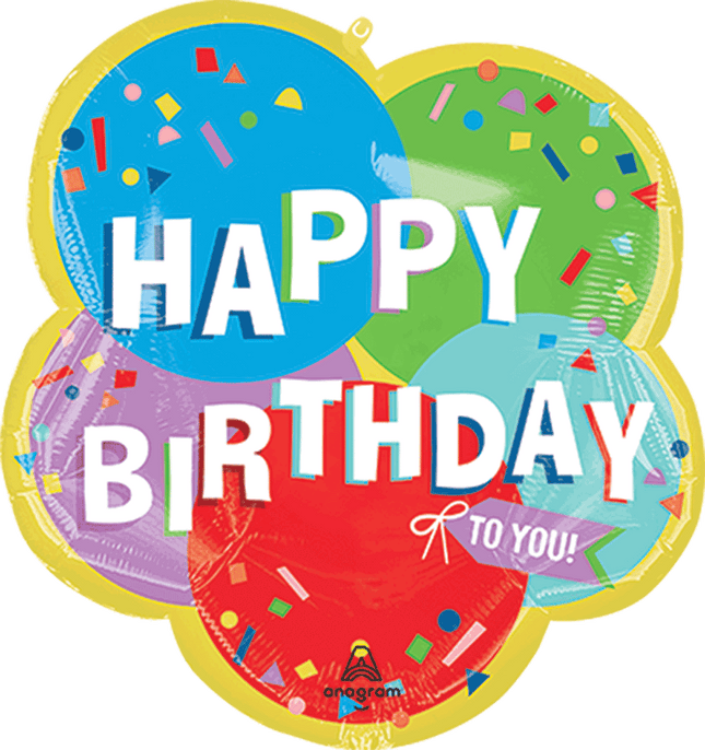 Supershape Sunny Balloons Birthday