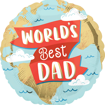 18" World'S Best Dad