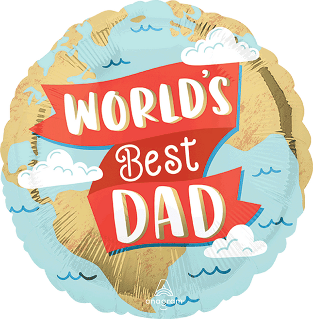 18" World's Best Dad