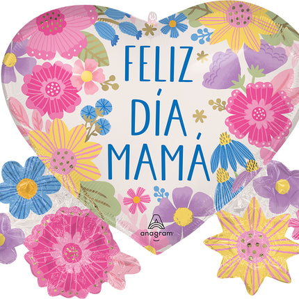 SuperShape Happy Mother's Day Botanical Lines