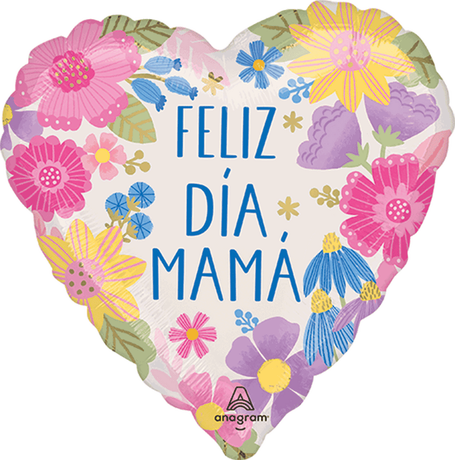 18" Happy Mother's Day Botanical Lines