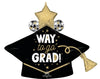 SuperShape Way to Go Grad Cap Balloon