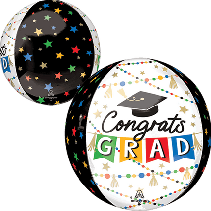 Orbz Grad Party Pom-Pom & Stars