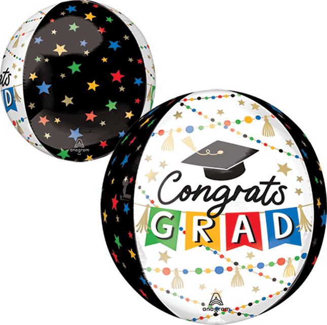 Orbz Graduation Party Pom-Pom &amp; Stars