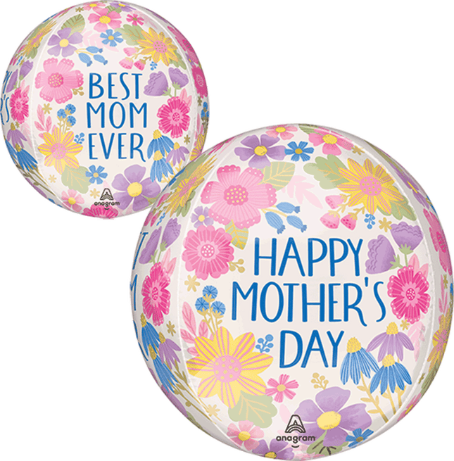 16" Mother'S Day Botanical Lines Orbz
