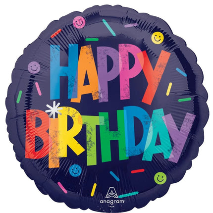 17" Standard Bold Birthday Balloon