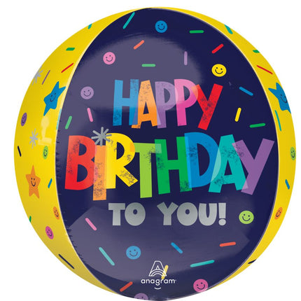 Orbz Bold Birthday Balloon