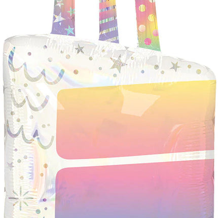 28" Pearlized Birthday Cake