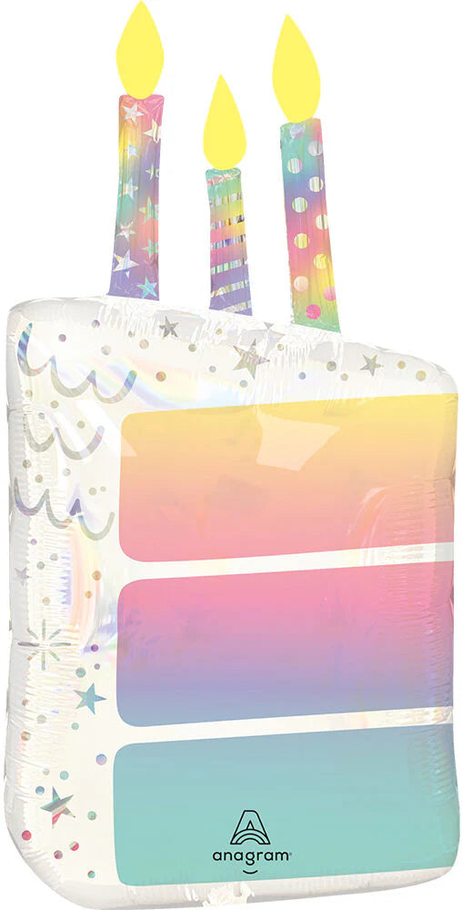 28" Pearlized Birthday Cake