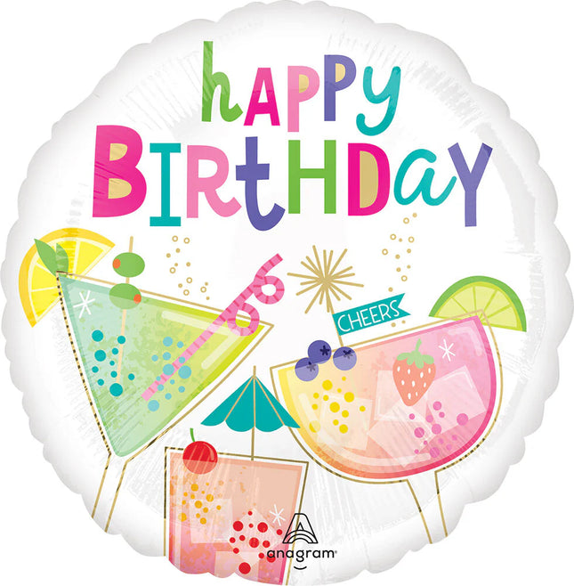 18" Cocktail Surprise Birthday