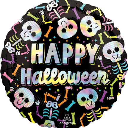 18" Iridescent Bare Bones Halloween