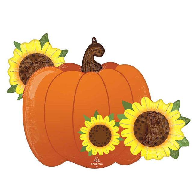 39" Welcome Fall Pumpkins &amp; Sunflowers