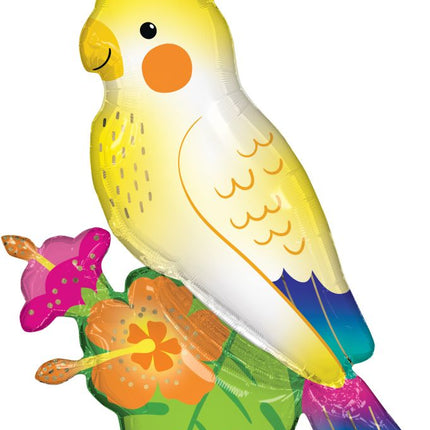 SuperShape Neon Tropical Cockatiel Balloon