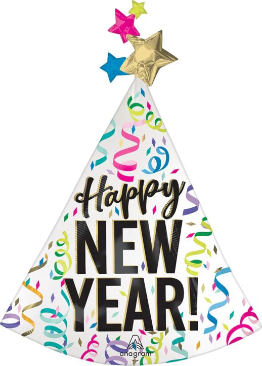 36" Satin Confetti Cheer New Year