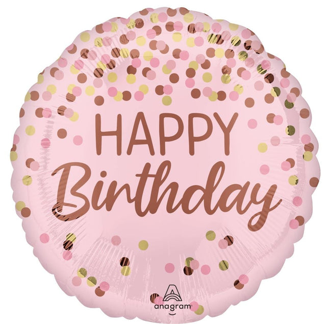 18″ Pretty Pink Happy Birthday